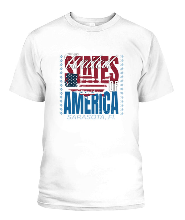 Proud Sarasota, FL. American T-Shirt