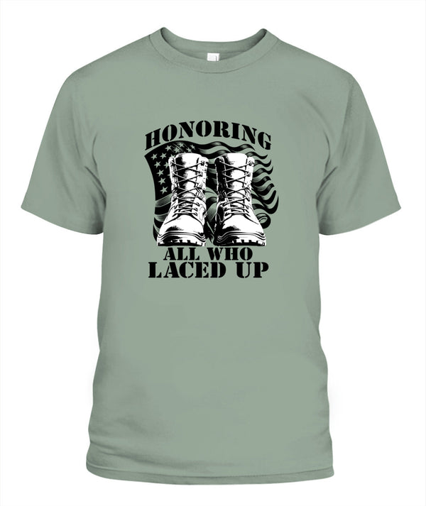 Honoring All Who Laced Up T-Shirt